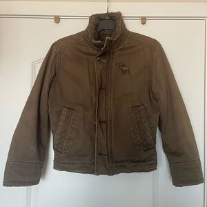 Abercrombie & Fitch Khaki Adirondack Jacket
